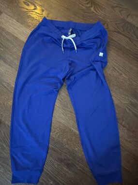 Vuori Royal Blue Kids Joggers with Drawstring